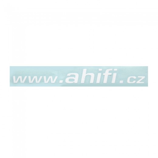Samolepka AHIFI 200 x 22 mm bílá