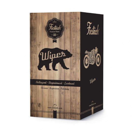 Почистващи кърпи Fictech Wipes за мотоциклети (80 бр.)