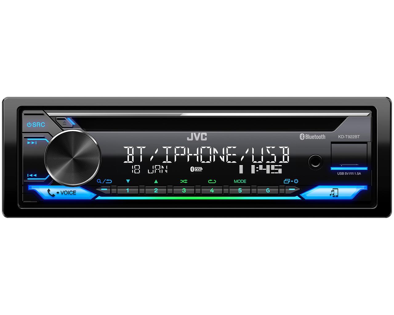 Autorádio s bluetooth JVC KD-T922BT