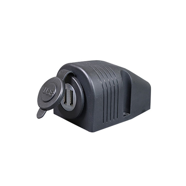 Nabíječka USB-A 2x s krytkou, montážní panel MY1106-1H