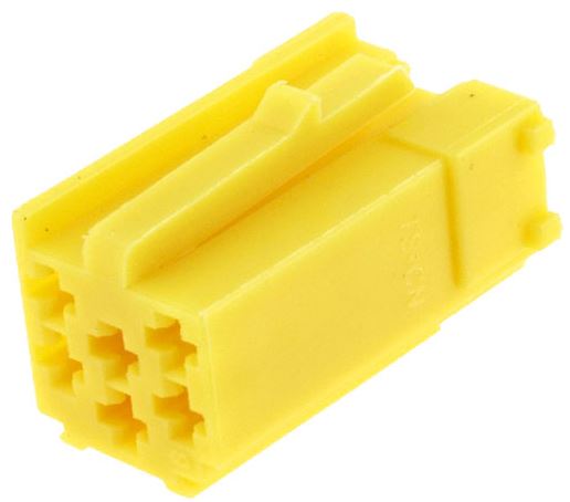 Žlutý Mini ISO konektor 4carmedia 331441-1