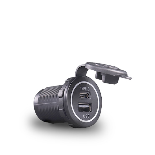 Nabíječka USB-A & USB-C vestavná, 5V, 4.2A MY1218