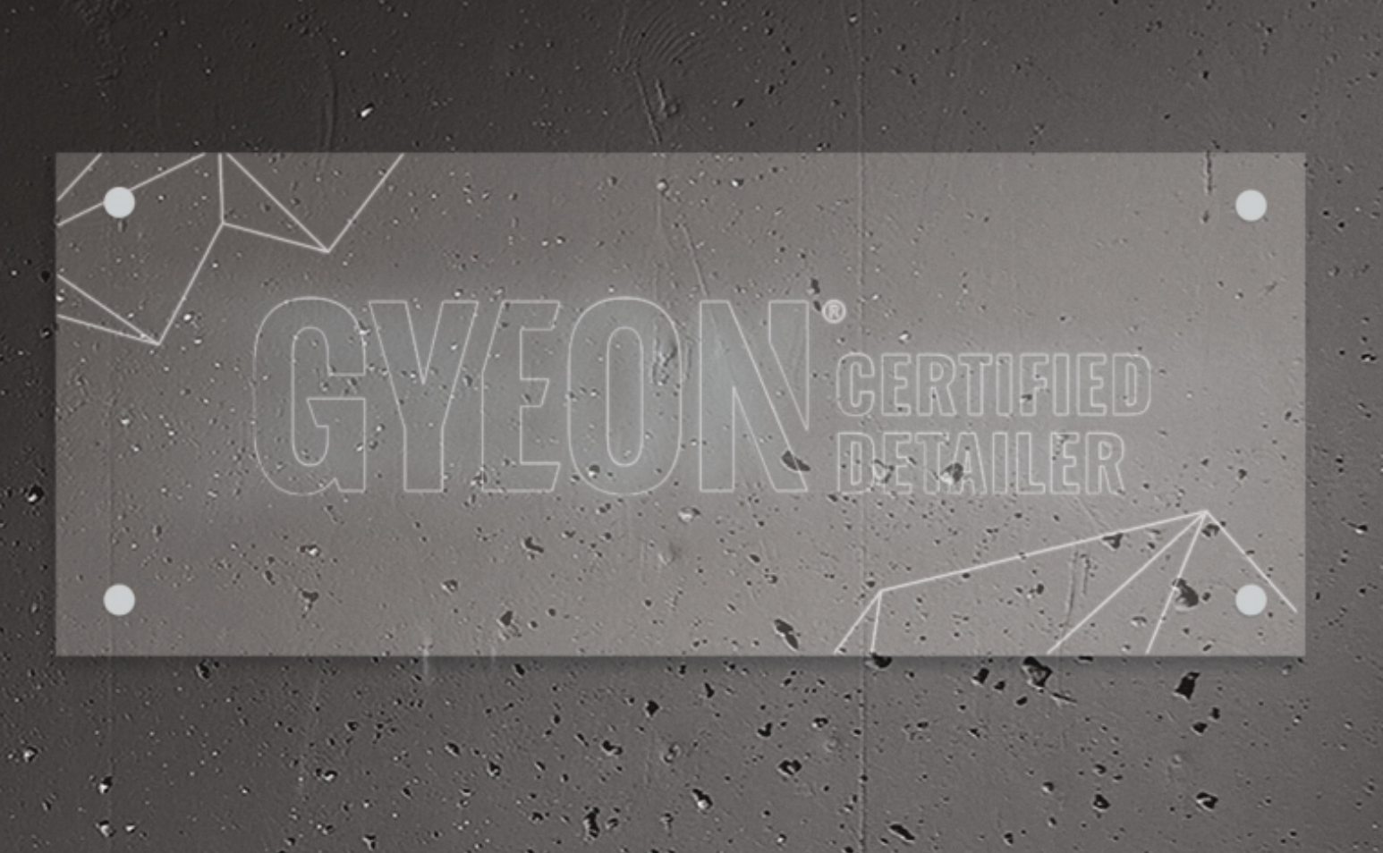 Průhledný LED panel Gyeon LED Type 1 Gyeon Certified Detailer 100x40 cm