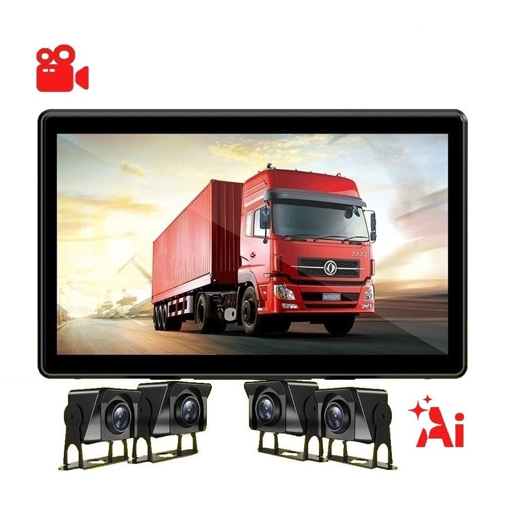 Záznamové zařízení Steelmate C40 - CCTV sada, Ai BSD, 4x AHD 720p, 10" monitor