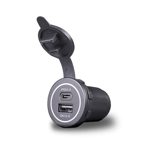 Nabíječka USB-A & USB-C vestavná, QC3.0, PD 3.0 MY1298