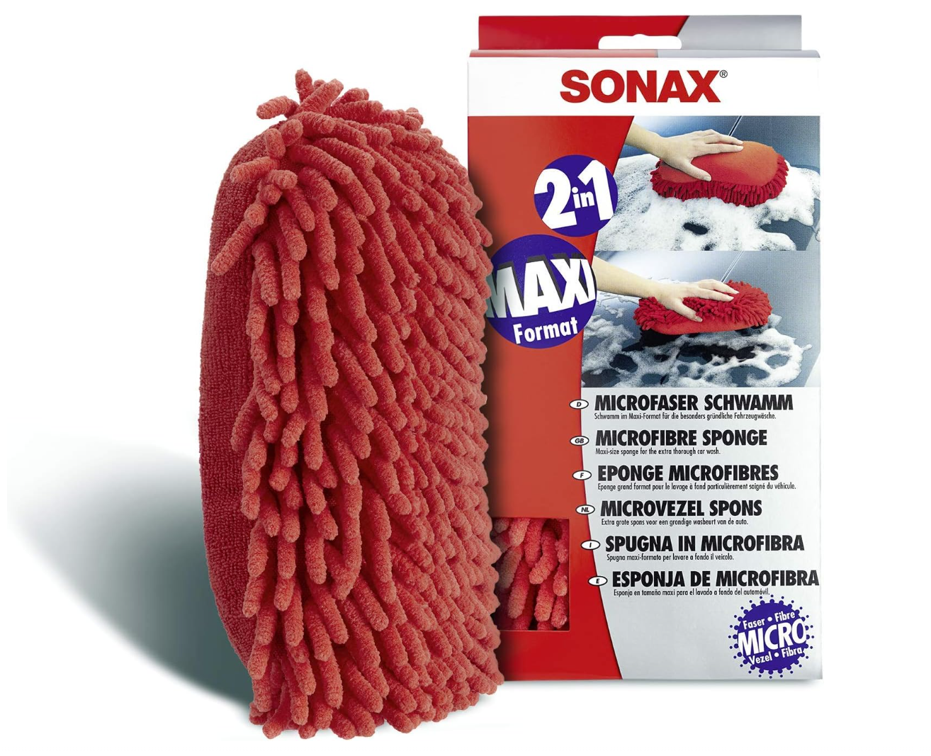 Mycí houba z mikrovlákna Sonax Microfaser Schwamm