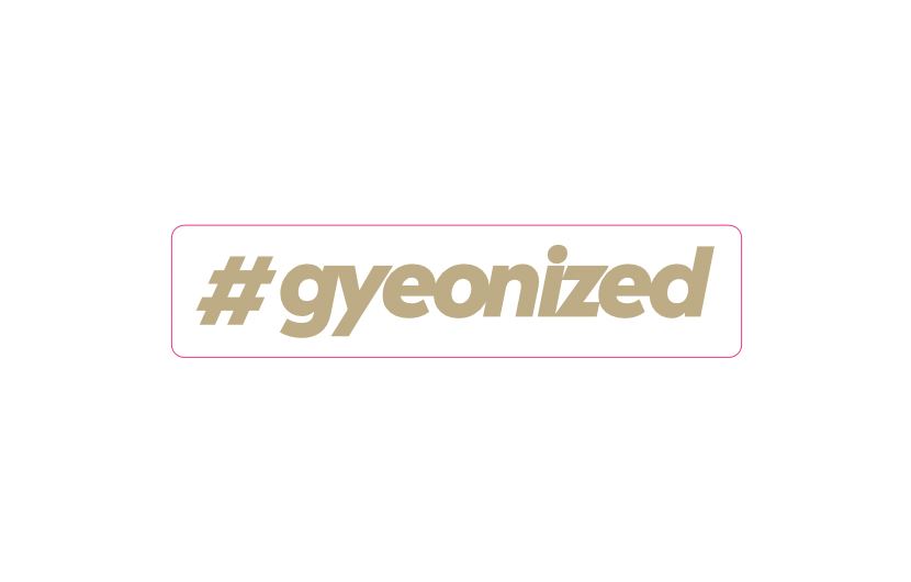 Samolepka Gyeon #gyeonized Sticker Gold (17,9 mm x 100 mm)