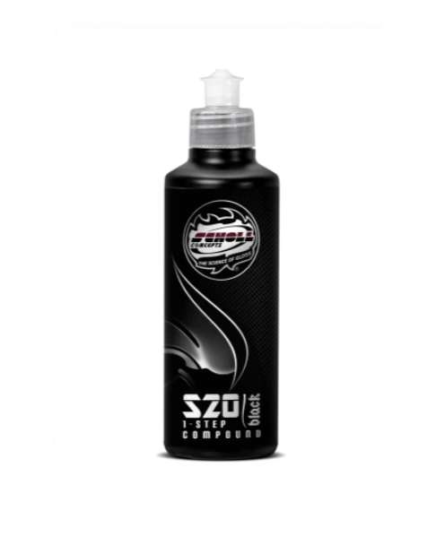 Lešticí pasta Scholl Concepts S20 BLACK Real 1-Step Compound (250 ml)