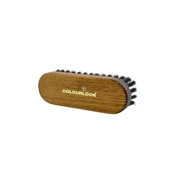Kartáč na čištění kůže a alcantary COLOURLOCK Leather cleaning brush brown