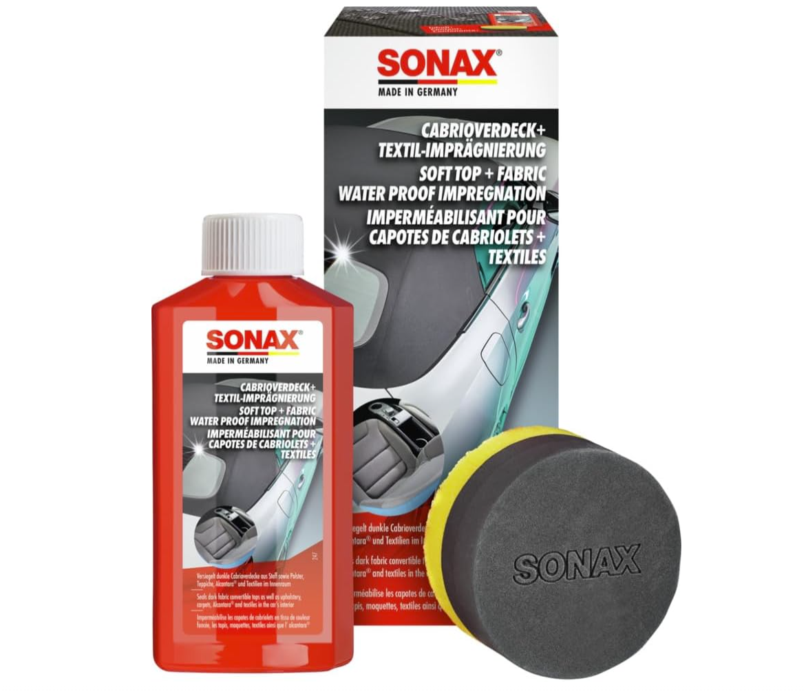 Impregnace na kabriolety a textil Sonax Cabrioverdeck+Textil-Imprägnierung (250 ml)