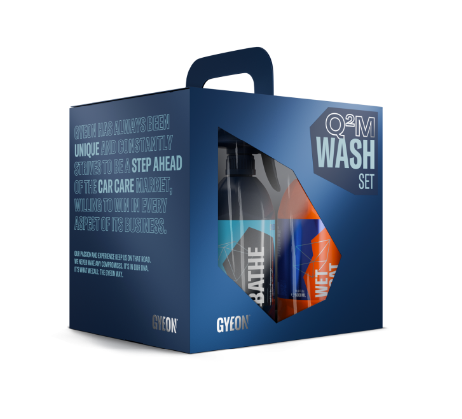 Sada autokosmetiky Gyeon Q2M Wash Set - Bundle Box + Q2M QuickDetailer (80 ml)