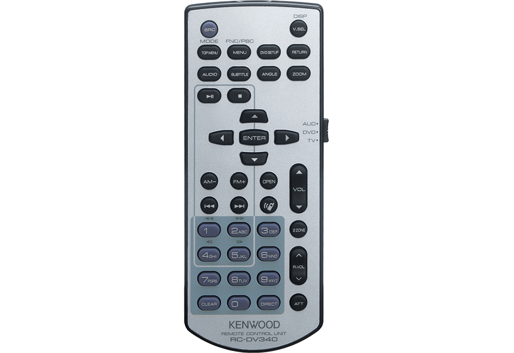Dálkový ovladač Kenwood KCA-RCDV340