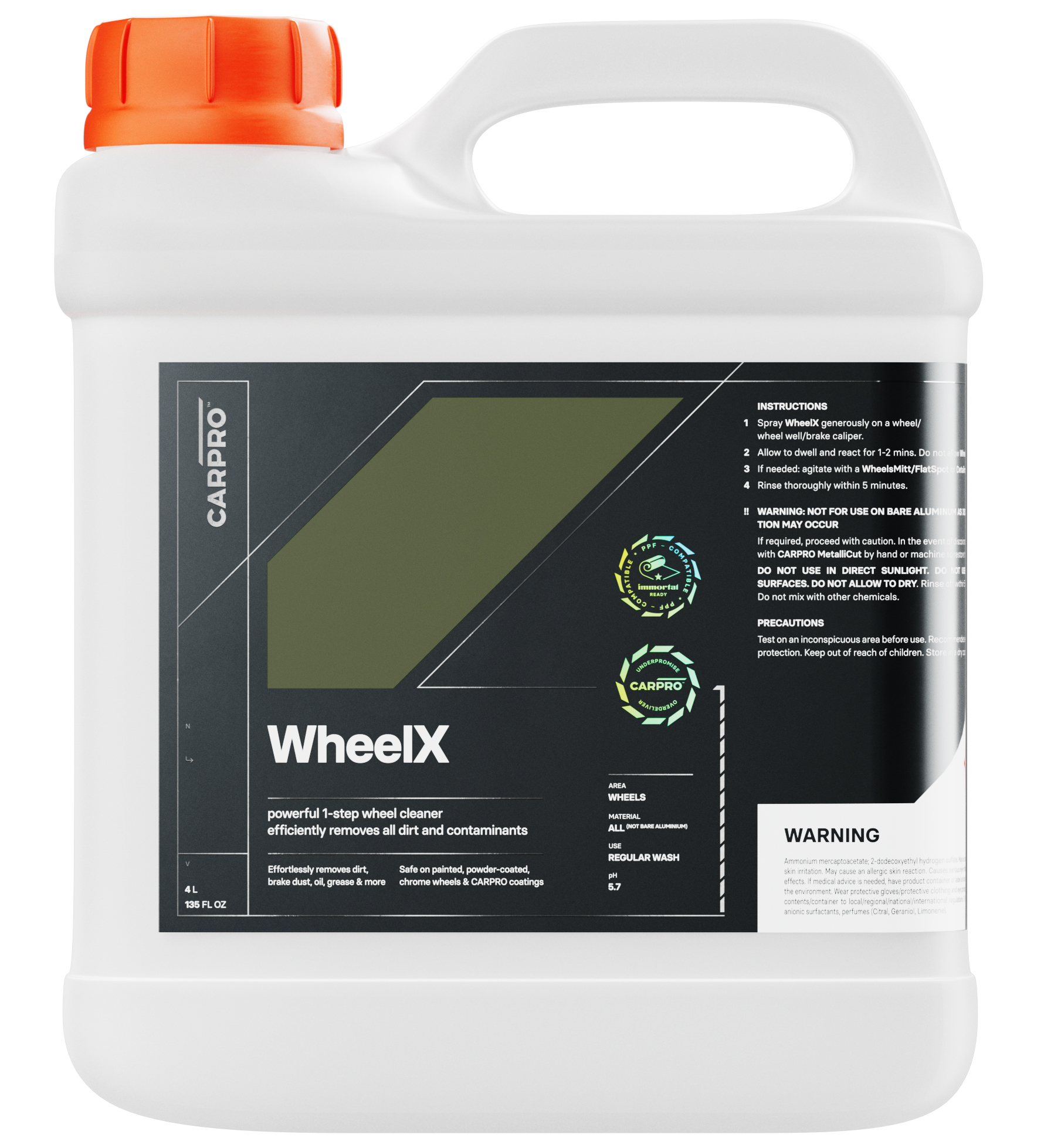 Čistič kol CarPro WheelX (4 l)