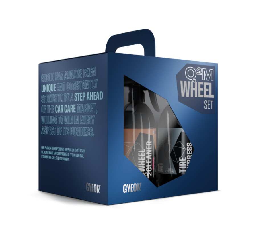 Sada autokosmetiky Gyeon Q2M Wheel Set - Bundle Box + Q2M TireCleaner (80 ml)