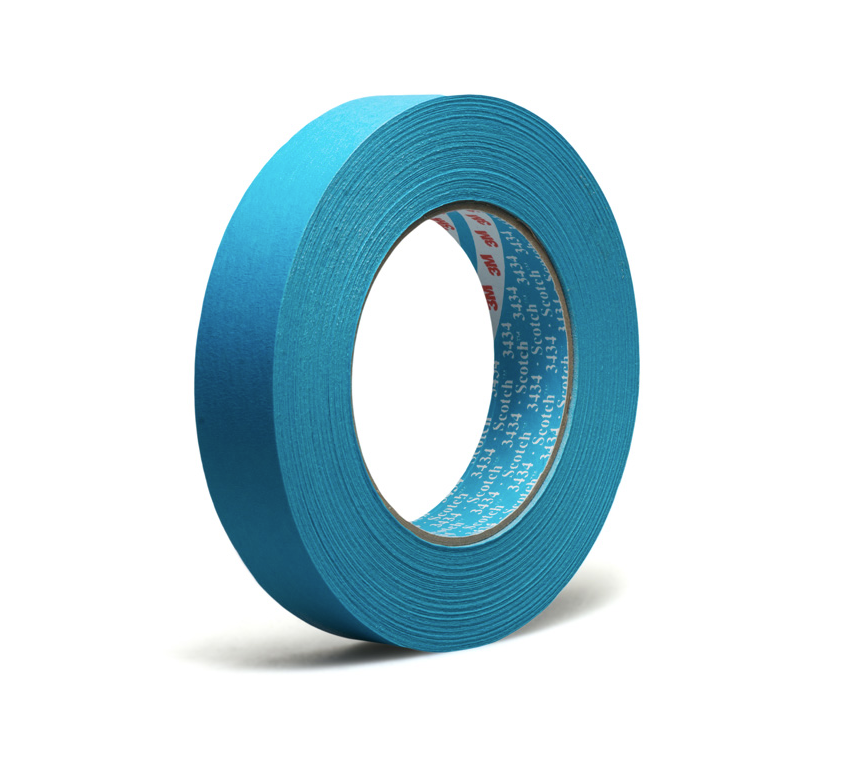 Voděodolná maskovací páska 3M 3434 modrá, rozměr 18 mm x 50 m