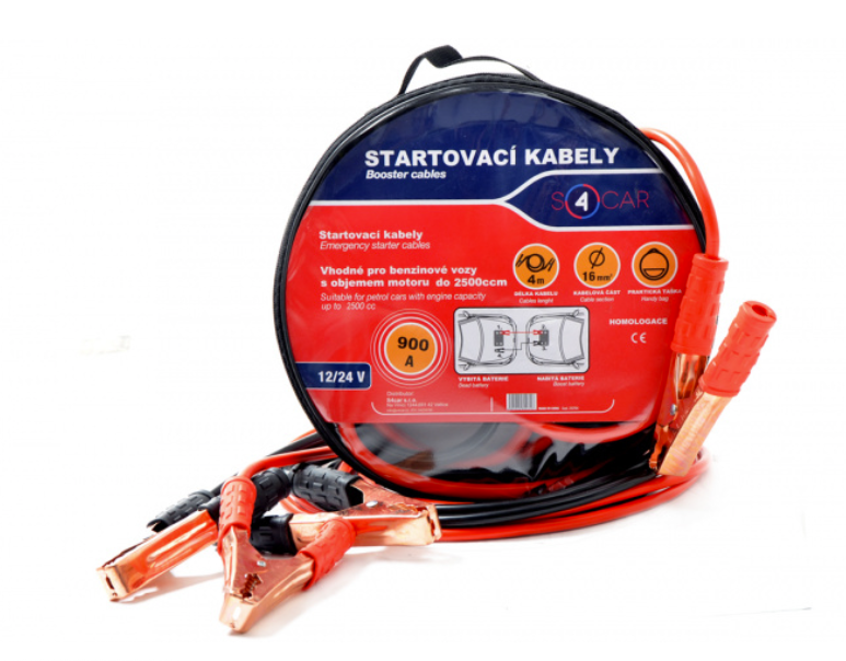 Startovací kabely 900A, 4m