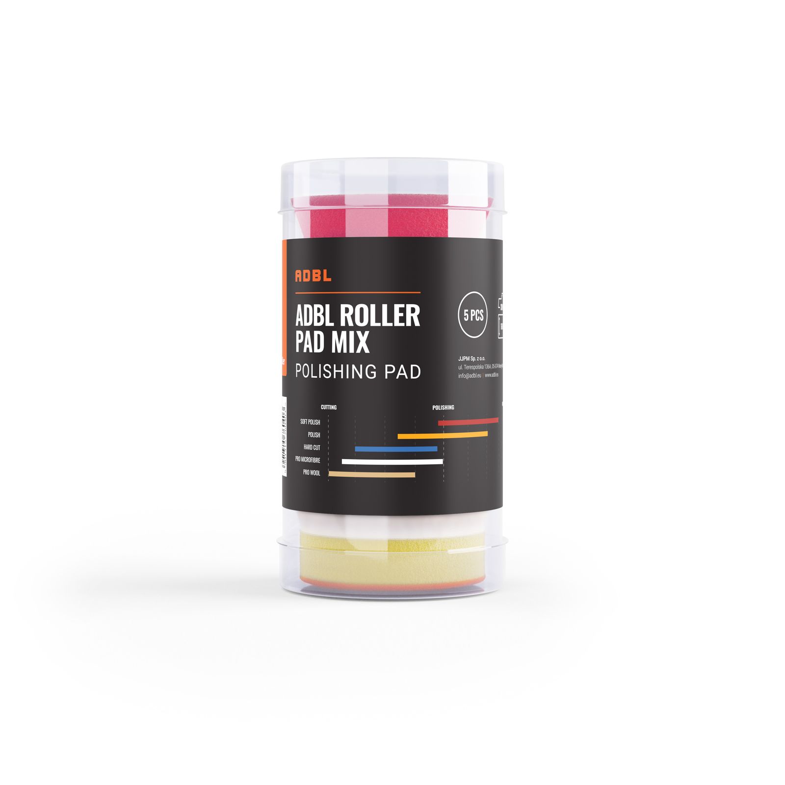 Lešticí kotouče ADBL Roller Pad Mix DA 30 (5 ks)