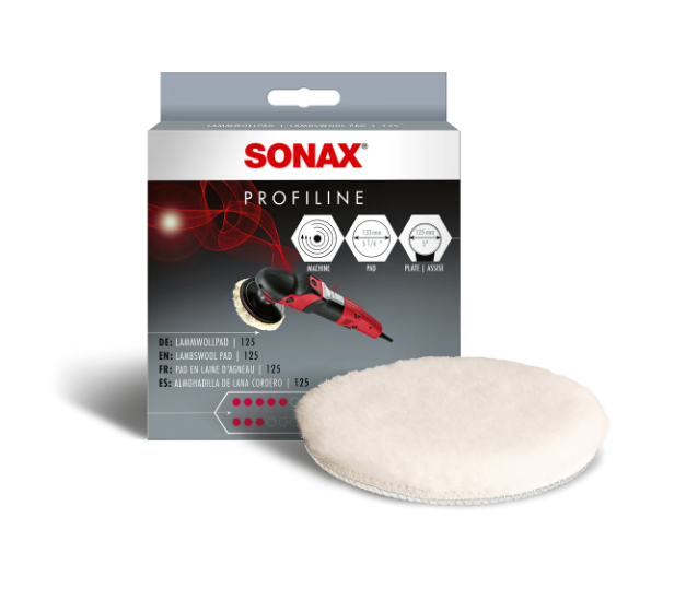 Lešticí kotouč z beránka Sonax Lammwoll Pad 125