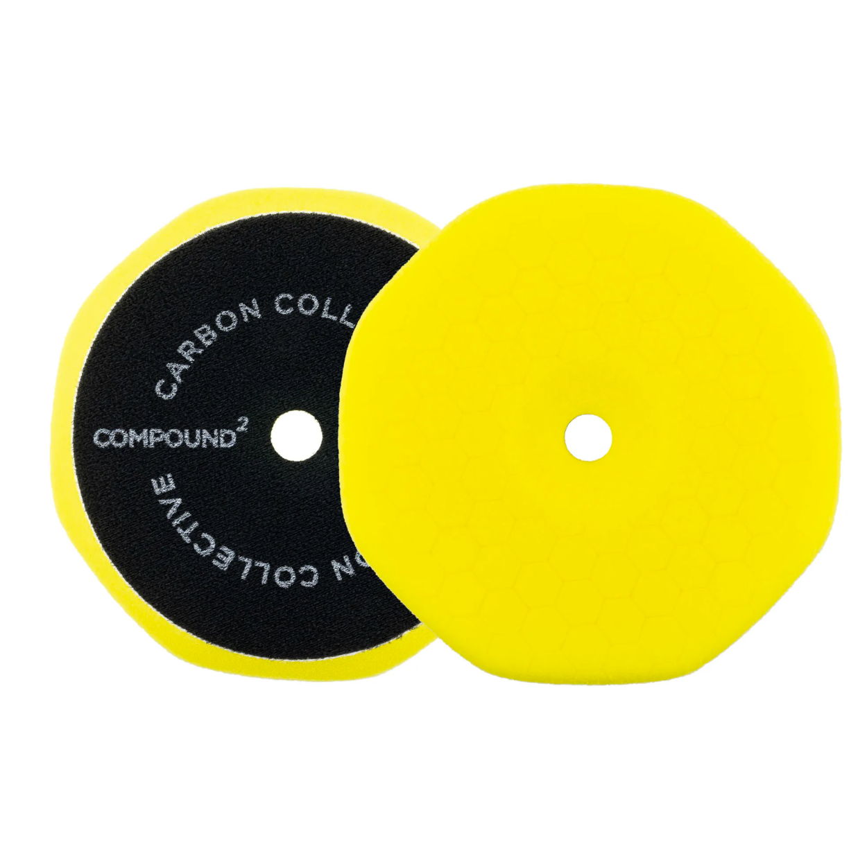 Lešticí kotouč Carbon Collective HEX Foam Polishing Pad (Compound 2 - Yellow) - 5″ (125 mm)