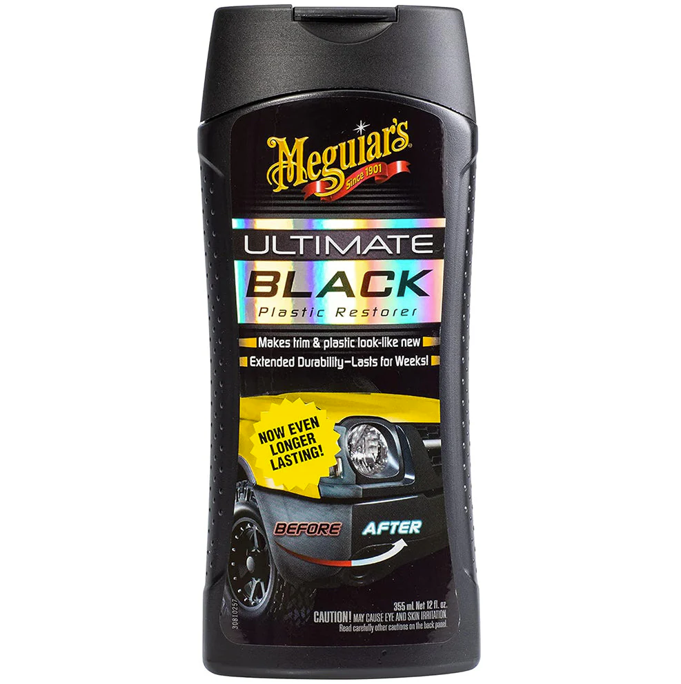 Oživovač a ochrana nelakovaných plastů Meguiar's Ultimate Black Plastic Restorer (355 ml)