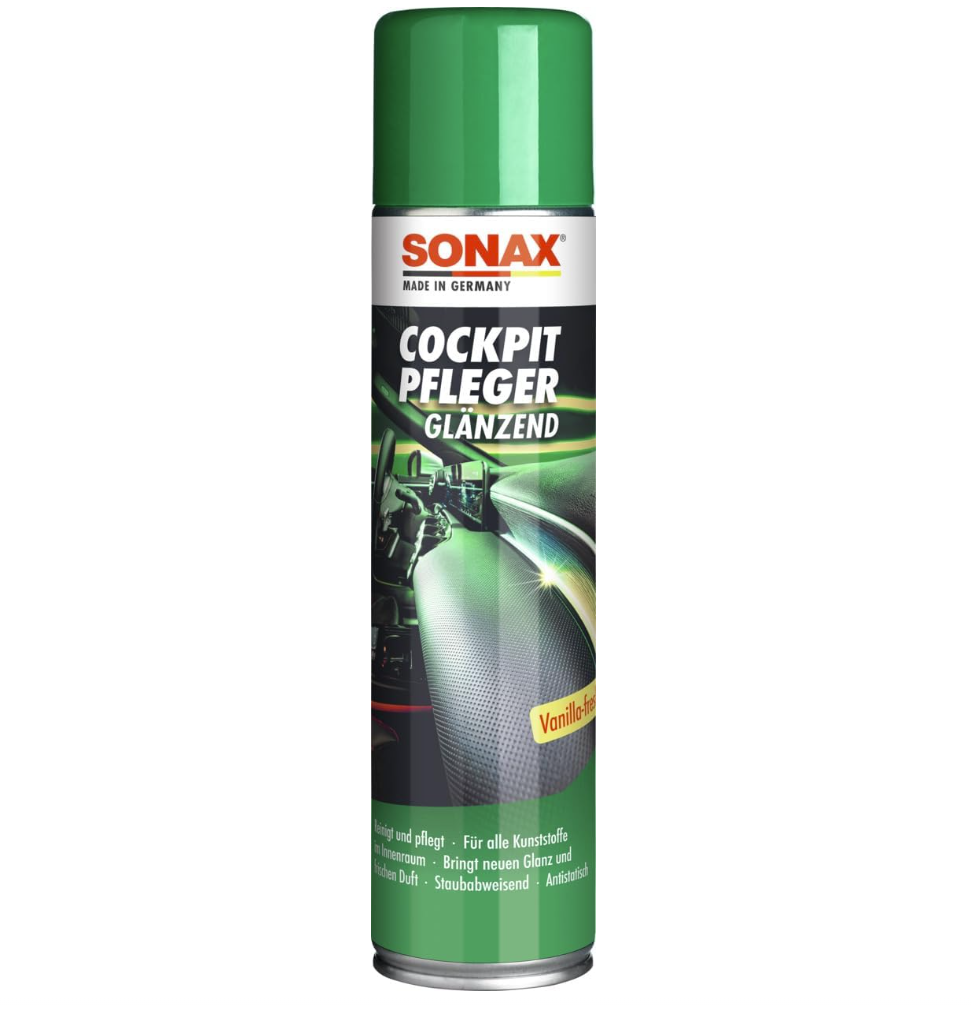 Čistič přístrojové desky Sonax Cockpit Pfleger glänzend Vanilla-fresh (400 ml)