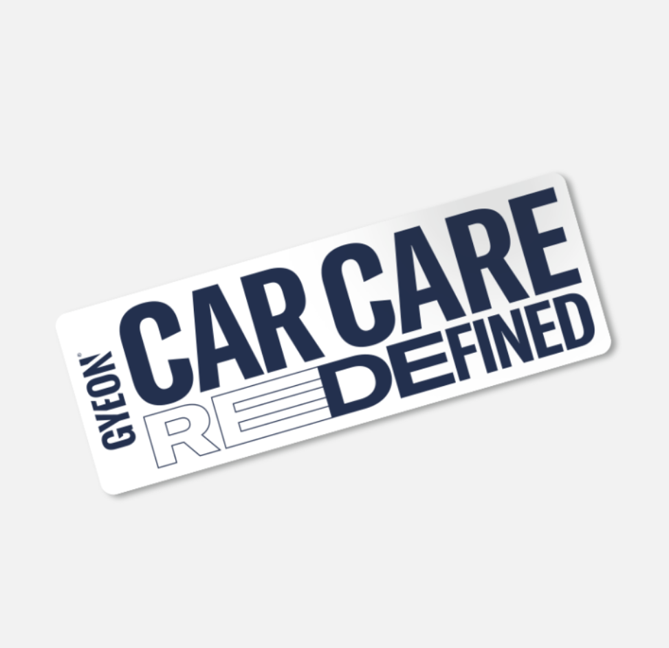 Samolepka Gyeon Sticker Car Care REDEFINED