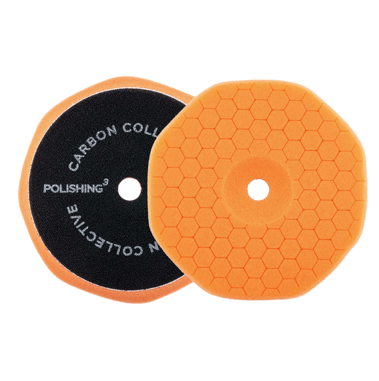 Lešticí kotouč Carbon Collective HEX Foam Polishing Pad (Polishing 3 - Orange) - 5″ (125 mm)
