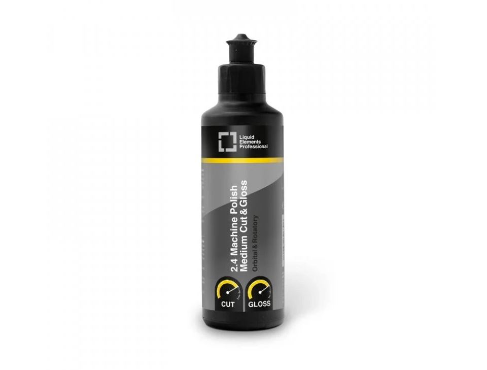 Lešticí pasta Liquid Elements 2.4 Machine Polish Medium Cut & Gloss (250 ml)