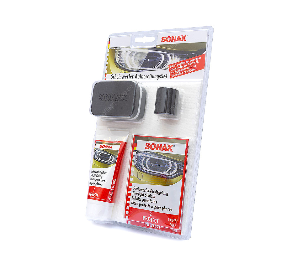 Sada na renovaci světlometů Sonax Scheinwerfer Aufbereitungs Set
