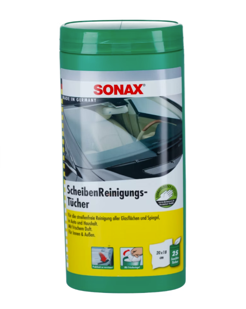 Čisticí ubrousky na okna Sonax Scheiben Reinigungs Tücher (25 Pack)