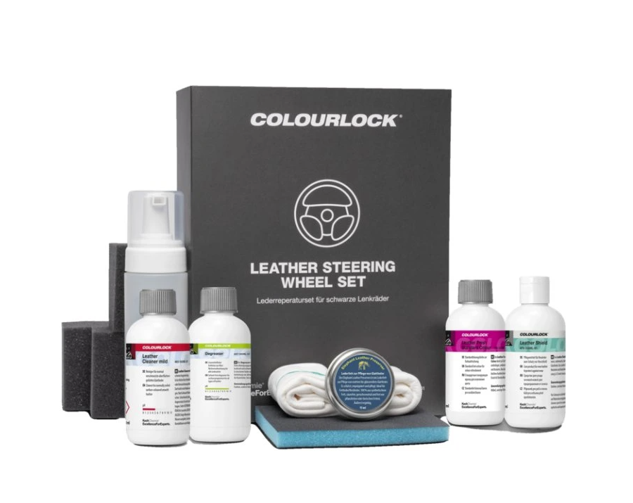 Sada na péči o volant COLOURLOCK by KochChemie Leather Steering Wheel Set