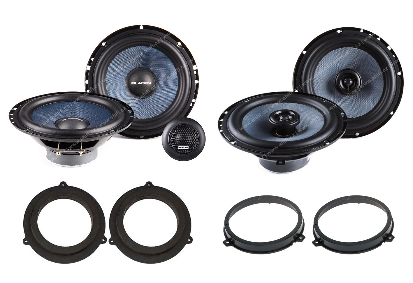 Reproduktory do Fiat Panda II set č. 2