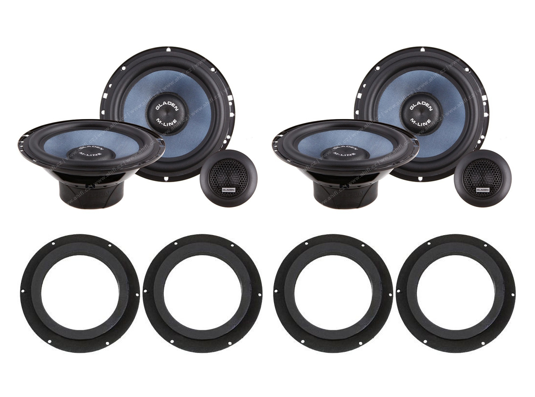 Reproduktory do Škoda Superb II set č. 4