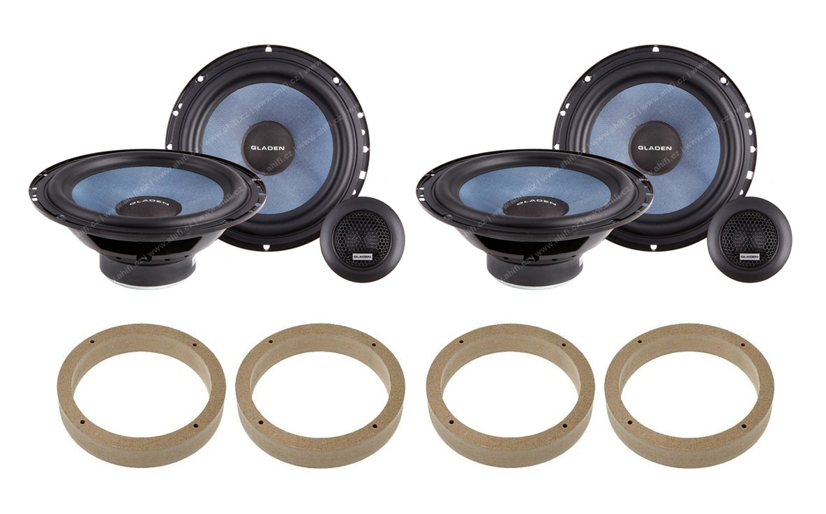 Reproduktory do VW Scirocco set č. 2