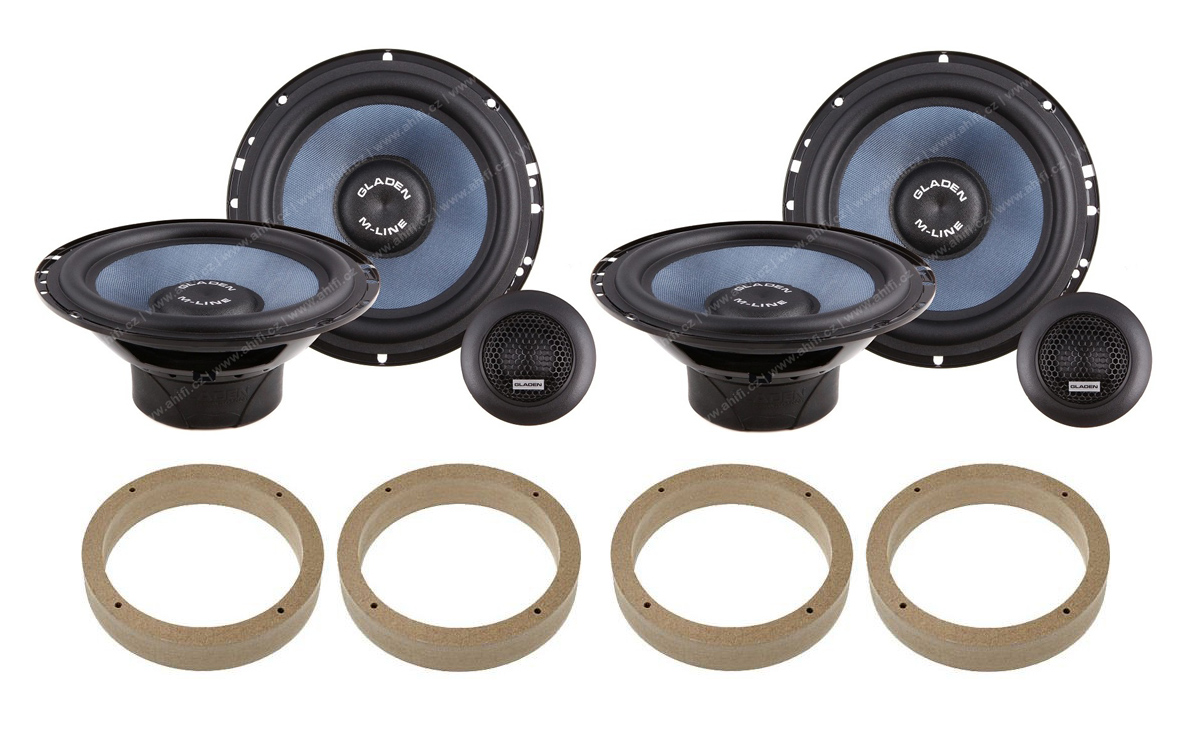 Reproduktory do VW Scirocco set č. 3