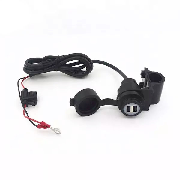 Nabíječka USB-A 2x s krytkou pro motocykly MY1118