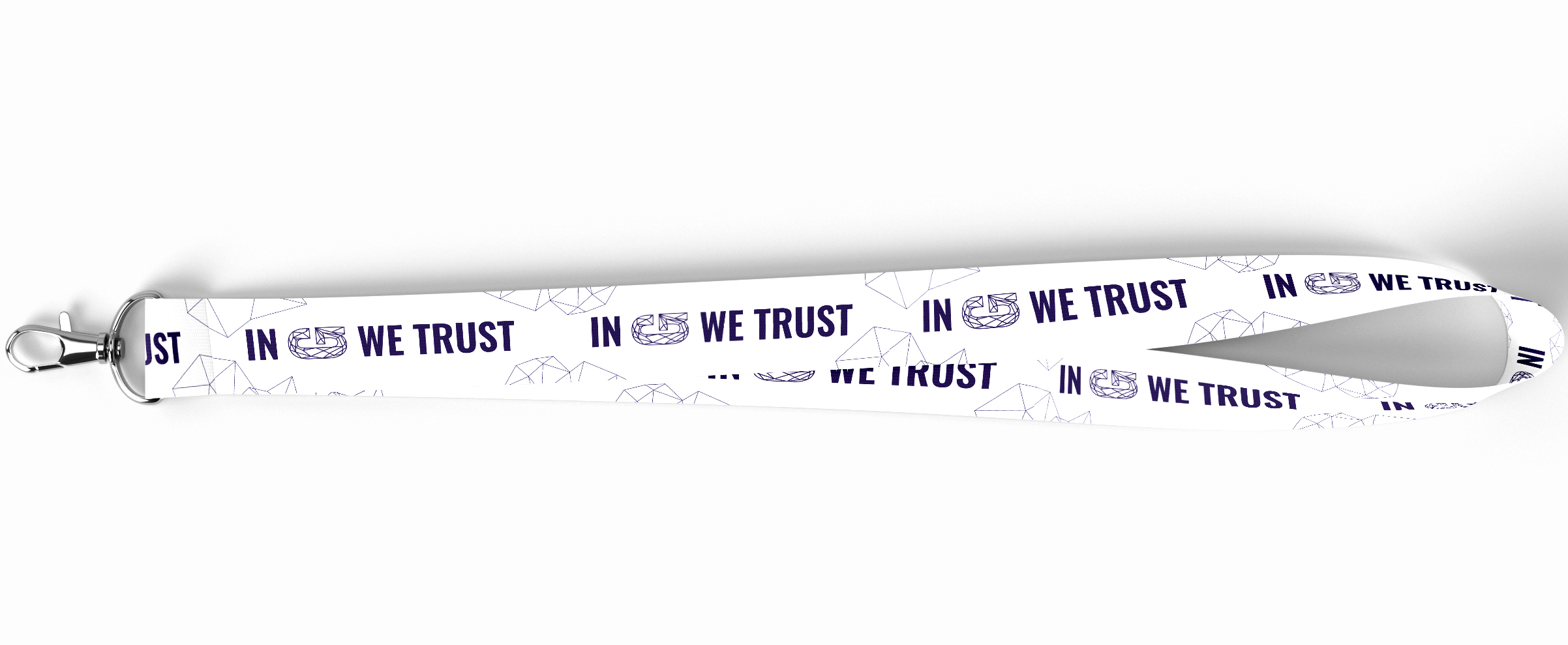 Klíčenka na krk Gyeon Lanyard White