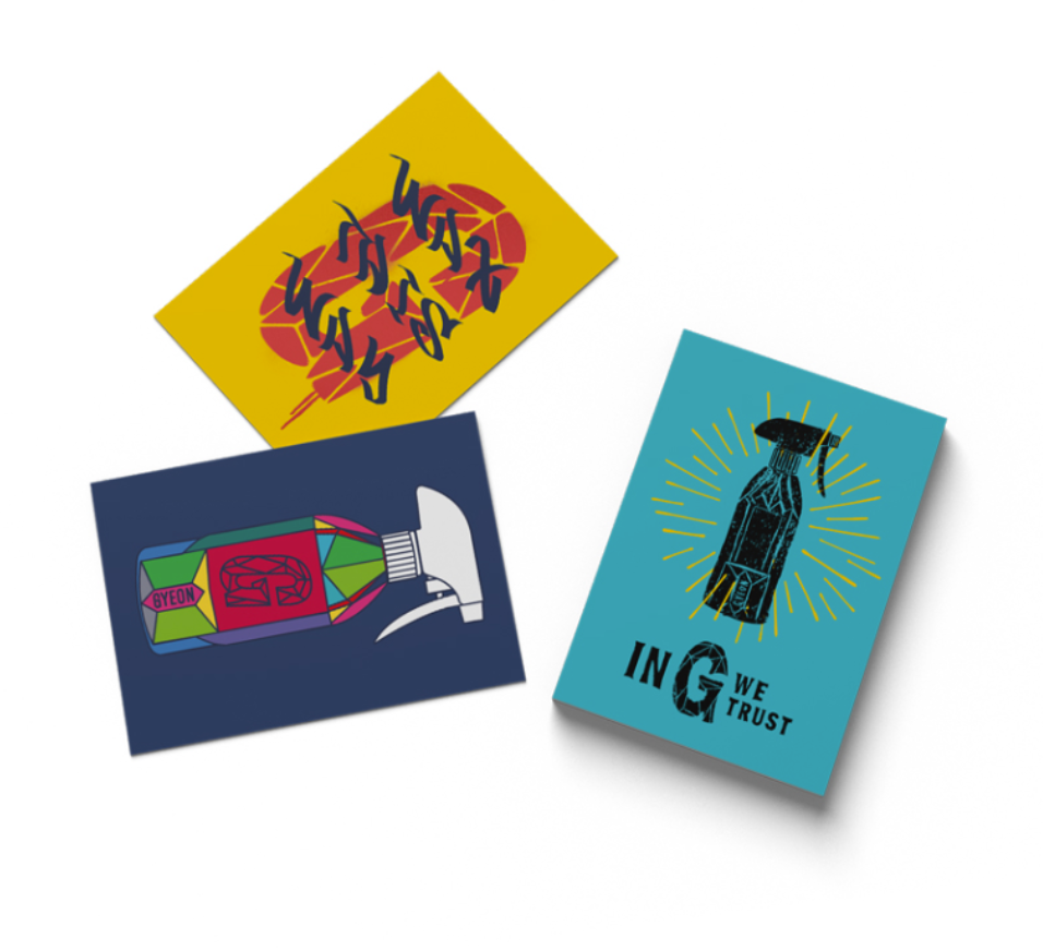 Pohlednice Gyeon G Postcards (3 pcs)