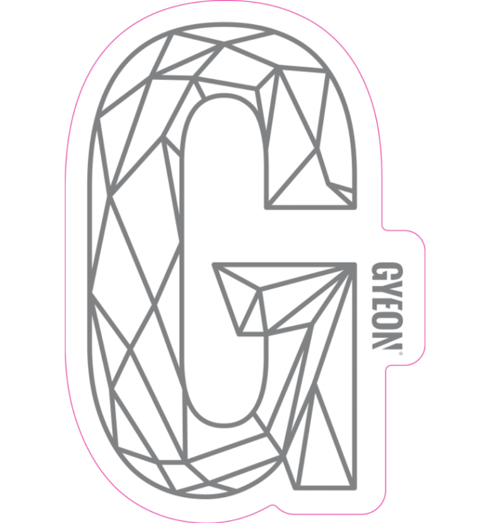 Samolepka Gyeon G Sticker Silver (400 mm x 254,8 mm)