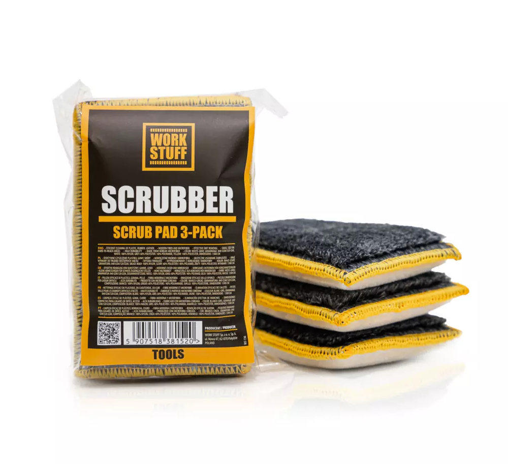 Houbičky na čištění Work Stuff Scrubber Pad 3-Pack