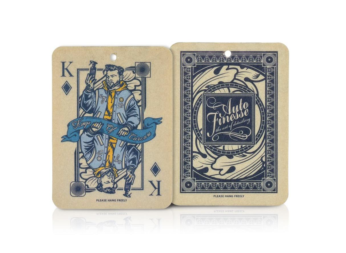 Závěsná vůně Auto Finesse Playing Card Air Freshener KING