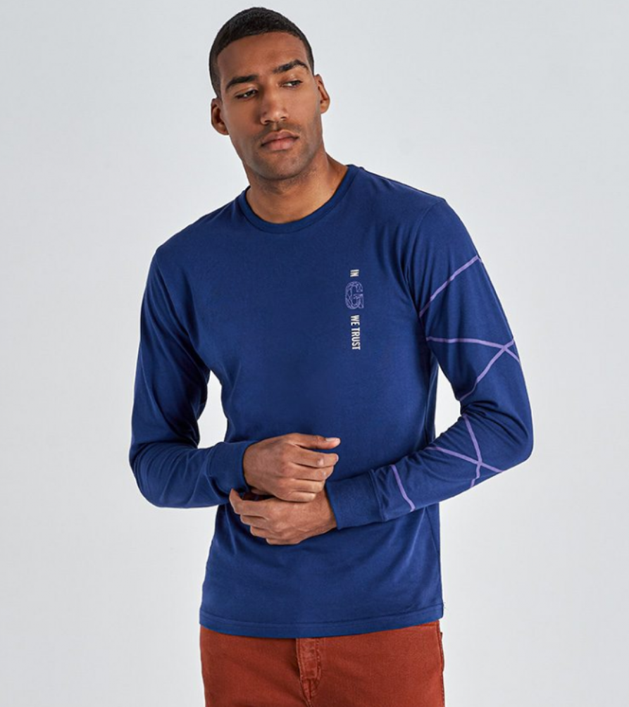 Pánské tričko Gyeon Long Sleeve Navy Blue S