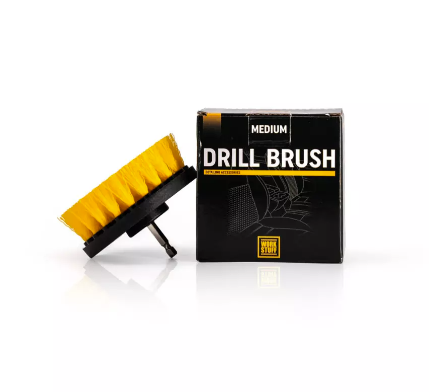 Kulatý kartáč na AKU vrtačku Work Stuff Drill Brush Medium