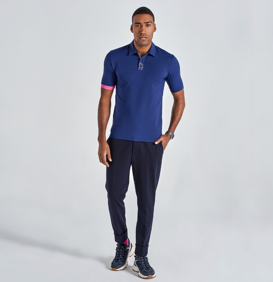 Pánské polo tričko Gyeon Polo Navy Blue S