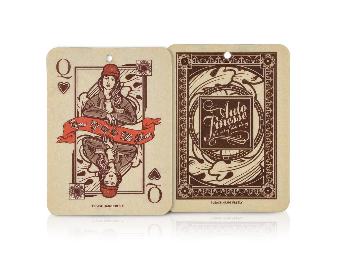 Závěsná vůně Auto Finesse Playing Card Air Freshener QUEEN