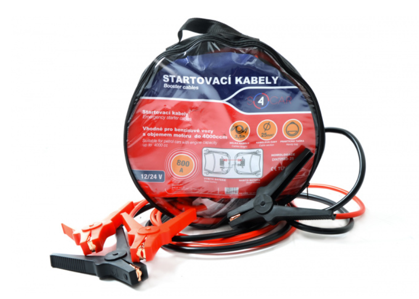 Startovací kabely 800A, 3,5m, TÜV