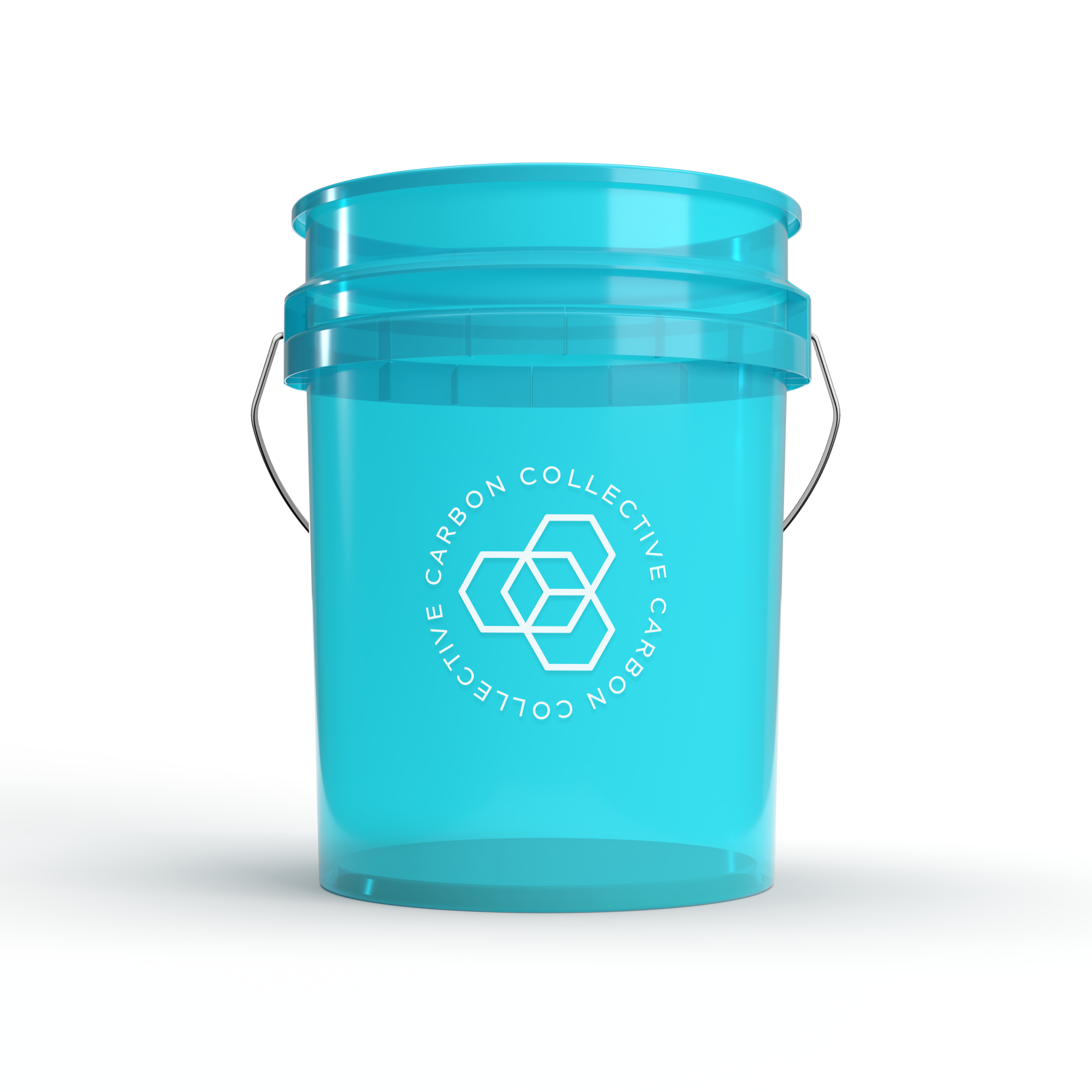 Kbelík Carbon Collective Clear Teal Detailing Bucket (20 l)