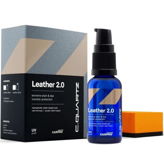 Keramická ochrana kůže CarPro CQuartz Leather 2.0 (30 ml)