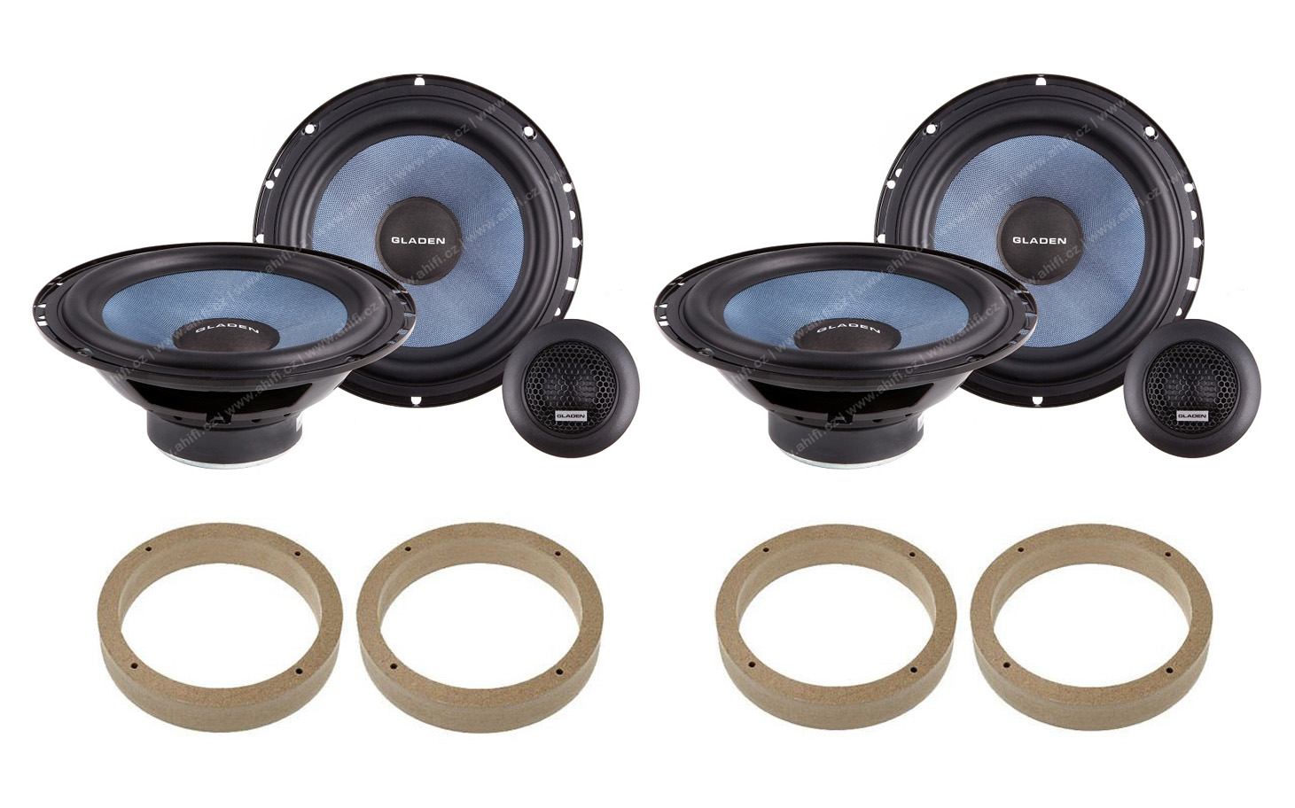 Reproduktory do VW Golf VI set č. 2