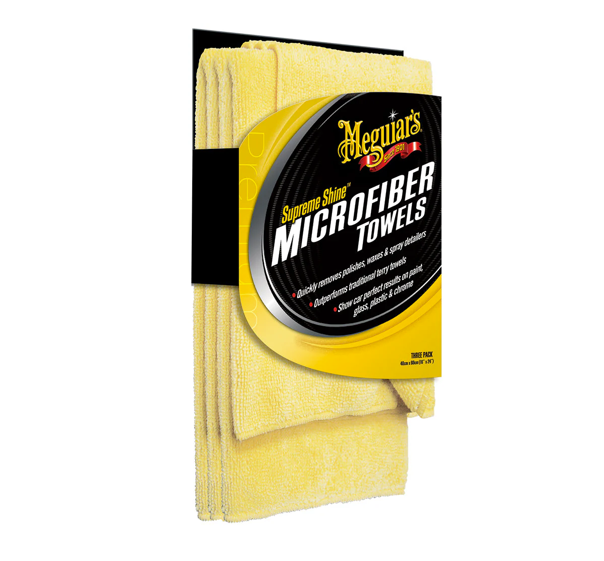Mikrovláknové utěrky Meguiar's Supreme Shine Microfiber Towel (3 pack)
